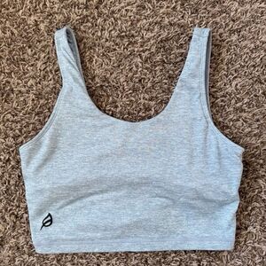 P’tula Bare Sports Bra Crop Tank Womens Small Blue Athleisure Tank Gym Workout